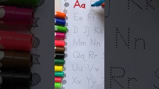 Learn to write ABC with dotted lines Tracing for kids abcd tracing alphabet learnabc [upl. by Ammann838]