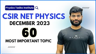 csir net jrf physics december 2023 most important topic [upl. by Erotavlas]