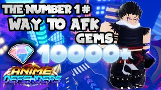 The Best Way To Get 10000 Gems On Anime Defenders [upl. by Keavy]