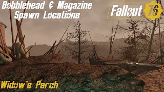 Fallout 76 Bobblehead amp Magazine Spawn Locations  Widow’s Perch [upl. by Amory]