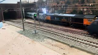 Hattons class 66756 GBrf DCC sound on autoballasters [upl. by Towrey449]