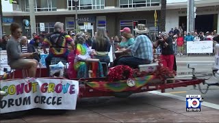 Coconut Groves King Mango Strut parade returns for 40th year [upl. by Nidnarb65]