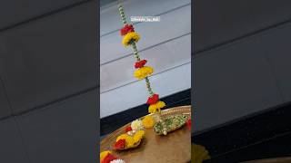 Ganesha Festival Decoration Ideas Poojaroom Decoration ideas hangings for Poojaroom shorts pooja [upl. by Oicnaneb411]