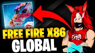 FREE FIRE X86 GLOBAL 🚀 DOWNLOAD [upl. by Turtle]