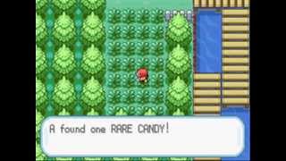 Pokemon Fire RedLeaf Green  All Rare Candy Locations [upl. by Aztin633]