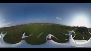 Hadrians Wall 360 Aerial Video [upl. by Debora]