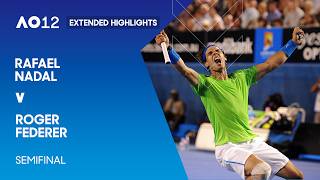 Rafael Nadal v Roger Federer Extended Highlights  Australian Open 2012 Semifinal [upl. by Ixela]