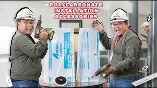 Accessories na Kailangan sa PagInstall ng Polycarbonate Sheets  POLYLITE PH [upl. by Volding]