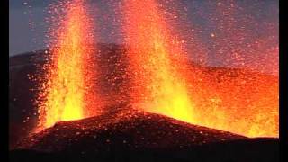 Volcano Eyjafjallajokull eruption  Iceland [upl. by Eirallih]