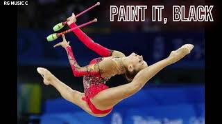 065 Rhythmic Gymnastics Music  PAINT IT BLACH Westworld Soundtrack [upl. by Aihsotan]