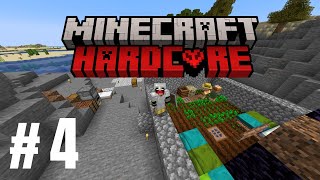 PORTAL AL NETHER Y ALDEANOS  Minecraft Hardcore Mode 2  EP 4 [upl. by Allissa]