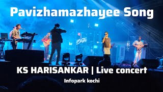 Pavizhamazhaye Song  KS HARISANKAR  Live Concert [upl. by Liartnod]