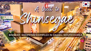 A Visit to Biggest Shopping Center in Daegu South Korea  Shinsegae  신세계백화점  대구의 가장 큰 쇼핑센터를 방문하다 [upl. by Netsrejk919]