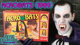 Acrobats 1989 by Waddingtons  Bat Balancing Halloween Vintage Board Game Review  Pressman [upl. by Zurciram415]