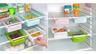 Storage Rack Drawer  How to Organize a Refrigerator [upl. by Shafer884]