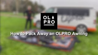 OLPRO  How to Pack Away an OLPRO Awning [upl. by Lieberman]