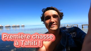 Chasse sous marine à Tahiti la mer est INCROYABLE [upl. by Salvadore]