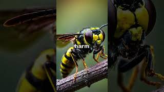 🐝 Bees vs Wasps What’s the Difference facts insects insectlife bee wasps [upl. by Othe525]