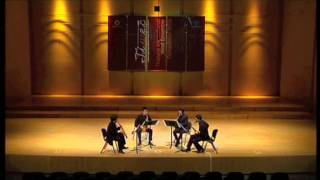 Four for Tango by Astor Piazzolla Siam Saxophone Quartet 2009 [upl. by Anaitat]