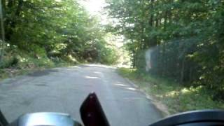 Flying on Hurricane Mountain Road on FJR1300 [upl. by Okiek]