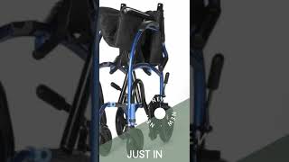 Strongback Excursion 8 Foldable Transport Wheelchair [upl. by Tterrej340]