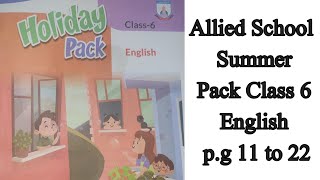 Allied school summer pack class 6  Allied school summer pack class 6 2024  English summer pack [upl. by Aihsema]