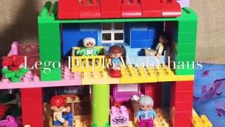 Lego Duplo Haus  Marke Eigenbau  kleine Villa  Einfamilienhaus  kein Bausatz [upl. by Hyatt]