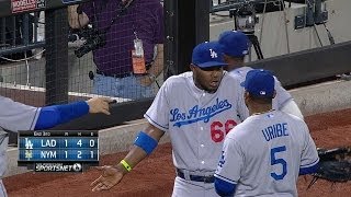 Puig catches third out throws to third anyway [upl. by Chaing]