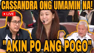 CASSANDRA ONG IBINUNYAG NA SYA ANG MAYARI NG POGO [upl. by Eitsirc913]