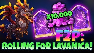 JTs F2P Spending All Gems Rolling for Lavanica Castle Clash [upl. by Amek]