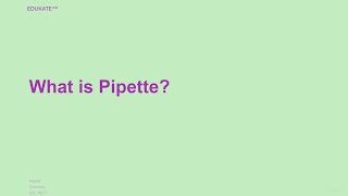 What is Pipette [upl. by Keane]