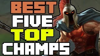 5 HIGHEST WIN RATES TOP CHAMPS PATCH 711  League of Legends [upl. by Alyse]