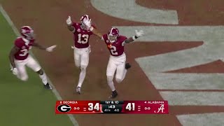 INSANE END TO ALABAMA VS GEORGIA [upl. by Alisan]