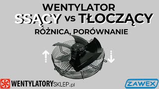 Jaka jest różnica między wentylatorem ssącym a tłoczącym  Porównanie wwwwentylatoryskleppl [upl. by Luemas]