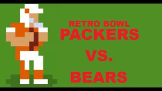 Retro bowl green bay packers vs chicago bears no commentary [upl. by Lebiram]