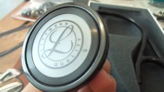 Como identificar um estetoscópio Littmann original  Análise Master Cardiology Black e Preços [upl. by Aihsinyt933]