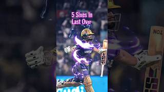 Rinku Singh 5 Sixes In one over  IPL memory   kkr rinkusingh ipl2025 [upl. by Inalaehon]