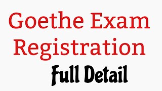 Goethe Exam Online Registration  2023  Book your Exam Date [upl. by Shaner]