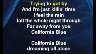 California Blue  Roy Orbison Karaoke tip [upl. by Aihsikal]