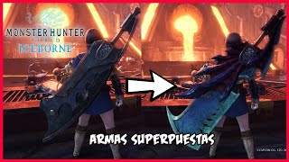 MHW ICEBORNE COMO CONSEGUIR ARMAS SUPERPUESTAS [upl. by Oflodur282]