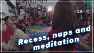 Students benefiting from classroom meditation [upl. by Popper]