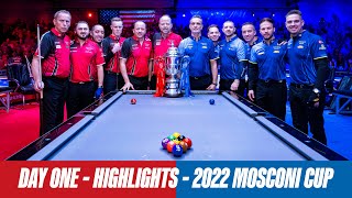 Day One  Highlights  2022 Mosconi Cup [upl. by Aloivaf82]