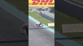 Wow Rossi Accidentally motogp marquez liveracemotogphariini dangerousrace [upl. by Llednahc]