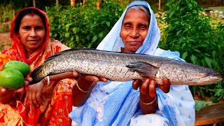 Bengali Famous AAM SHOL Recipe Prepared by Grandmother  Village Cooking Channel [upl. by Michele]