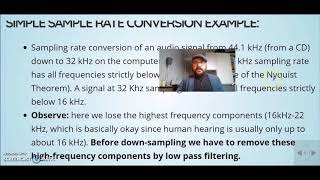 Multirate Signal Processing 01  Introduction  07 Simple Sample Rate Conversion Example [upl. by Ormand578]