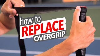 How to REPLACE your Overgrip the right way [upl. by Jemena]