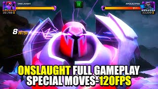 MCOC⚠️ONSLAUGHT Gameplay Marvel Contest of Champions 120 FPS🧬All Special Attacks and Moves [upl. by Audrey702]