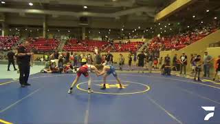 102 Lbs Cons Round 2  Lowell Fulkerson MO Vs Brody Black IA F86b [upl. by Lorolla]