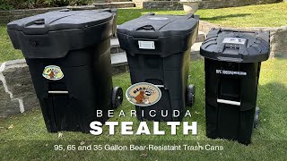 Bearicuda Stealth Bearresistant Garbage Cans [upl. by Tikna812]