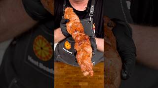 Braided Pork Tenderloin Reverse Sear Recipe  Best Pork Tenderloin Recipe [upl. by Aivun]